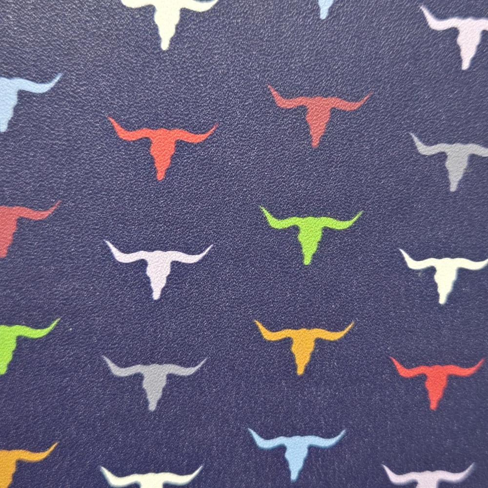 Reversible Coasters LONGHORN COASTERS Texas Western bull horn, SET OF 4 - Picture 16 of 16